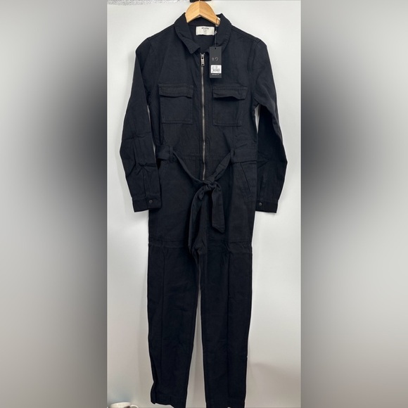 ONE TEASPOON Sz XXS Black Claudia Overalls Jumpsuit Revolve $199 new - Picture 2 of 10